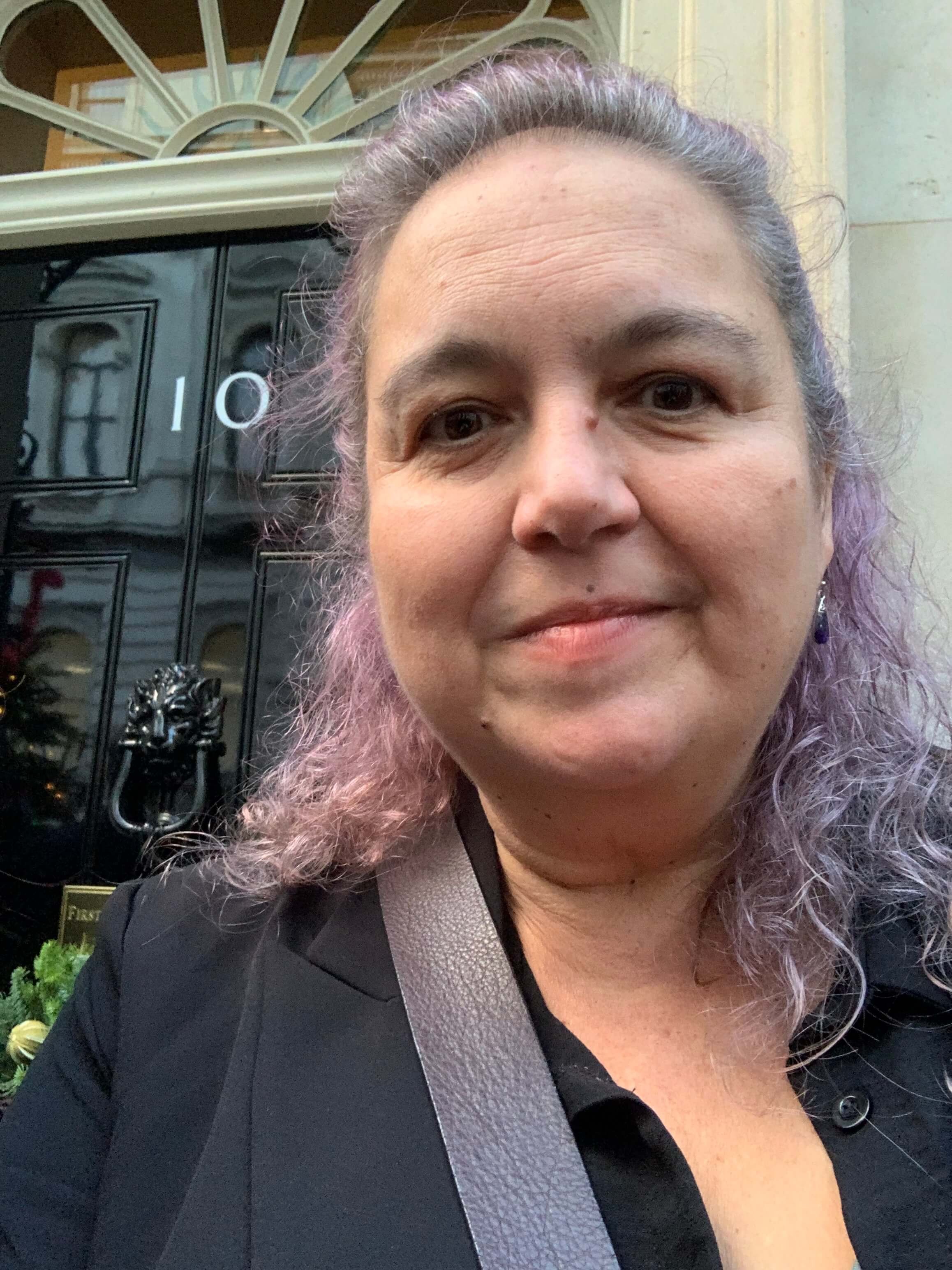 Me outside 10 Downing Street